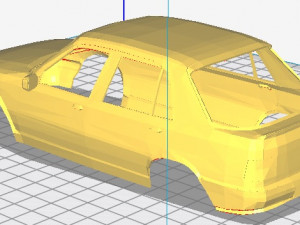 peugeot 309 printable body car Modèles 3D en vedette