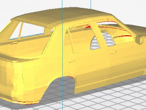 peugeot 309 printable body car Modèles 3D en vedette