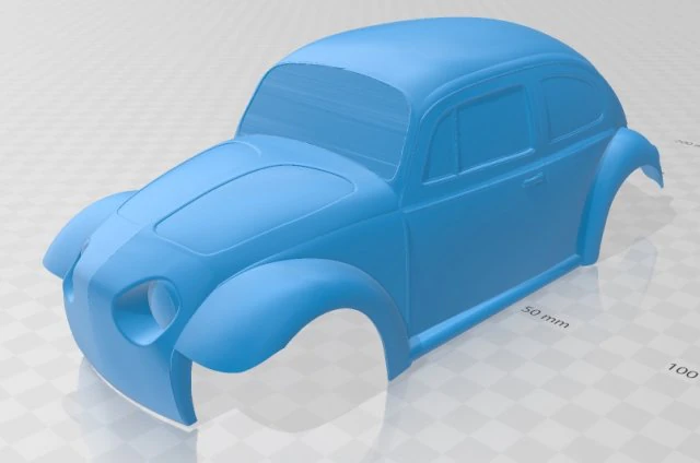 volkswagen baja bug printable body car 3D Print Model .c4d .max .obj .3ds .fbx .stl .blend 