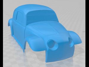 volkswagen baja bug printable body car 3D Baskı Modeli