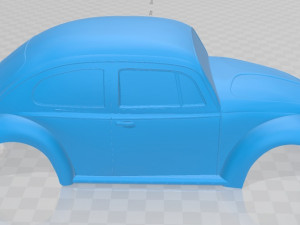volkswagen baja bug printable body car 3D Baskı Modeli