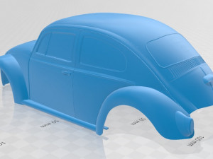 volkswagen baja bug printable body car 3D Baskı Modeli