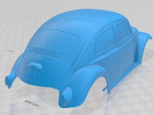 volkswagen baja bug printable body car 3D Baskı Modeli