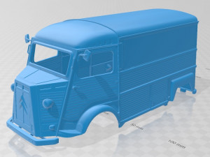 citroen h 1980 printable body van 3D Print Model