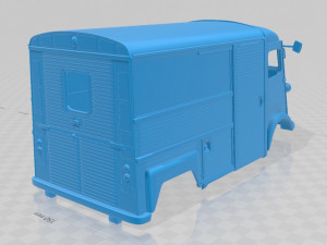 citroen h 1980 printable body van 3D 打印模型