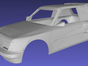 peugeot 205 rally corpo para impress&atilde;o Modelo de Impressão 3D