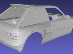 peugeot 205 rally printable body car 3D प्रिंट मॉडल