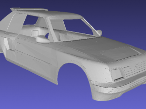 peugeot 205 rally printable body car 3D प्रिंट मॉडल