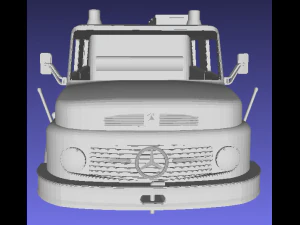 mercedes benz 1114 fire truck printable 3d 3D Print Model