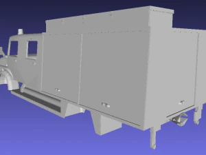 mercedes benz 1114 fire truck printable 3d 3D Print Model
