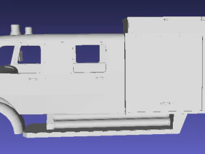 mercedes benz 1114 fire truck printable 3d 3D Print Model