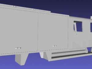 mercedes benz 1114 fire truck printable 3d 3D Print Model