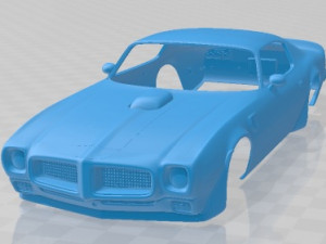 Pontiac Firebird Trans Am 1970 Printable Body Car 3D Print Model