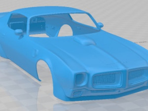 Pontiac Firebird Trans Am 1970 Printable Body Car 3D Принт Модель