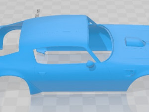 Pontiac Firebird Trans Am 1970 Printable Body Car 3D Принт Модель