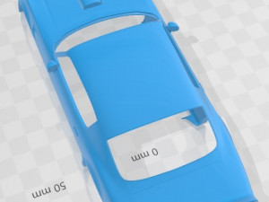 Pontiac Firebird Trans Am 1970 Printable Body Car 3D Принт Модель