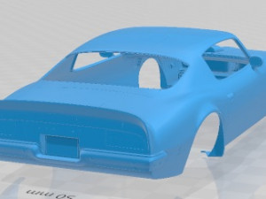 Pontiac Firebird Trans Am 1970 Printable Body Car 3D Принт Модель