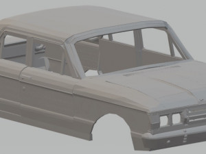 falcon 1970 printable body car 3D Baskı Modeli