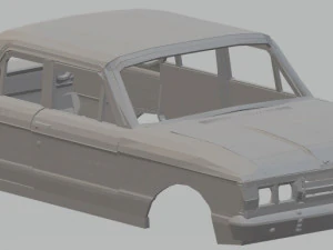 falcon 1970 printable body car 3D Print Model