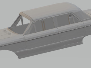 falcon 1970 printable body car Modèles 3D en vedette