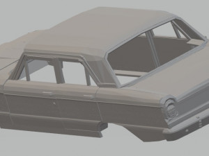 falcon 1970 printable body car Modèles 3D en vedette
