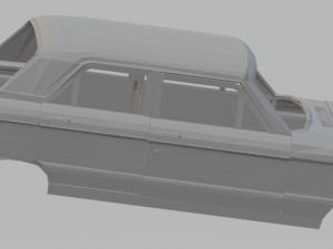 falcon 1970 printable body car Modèles 3D en vedette