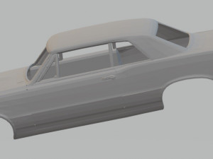 pontiac gto 1965 printable body car Modelo de Impressão 3D