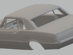pontiac gto 1965 printable body car Modelo de Impressão 3D