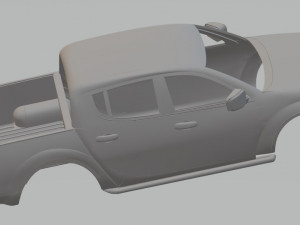 mitsubishi l200 printable body car 3D Принт Модель