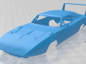 charger daytona hemi 1969 printable body car Modelo de impresión 3D