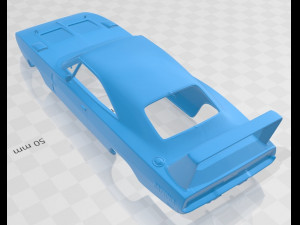 charger daytona hemi 1969 printable body car 3D Принт Модель