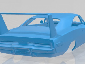 charger daytona hemi 1969 printable body car 3D Принт Модель