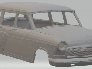 Carrozzeria stampabile volga gaz m22 Modello di stampa 3D