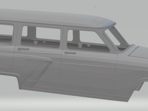 volga gaz m22 printable body car Modèles 3D en vedette