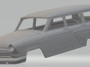 volga gaz m22 printable body car Modèles 3D en vedette