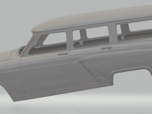 volga gaz m22 printable body car Modèles 3D en vedette