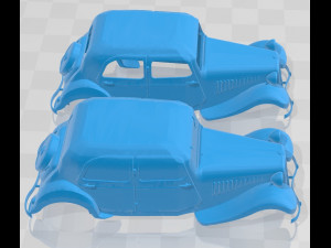 citroen b11 printable body car 3D Принт Модель