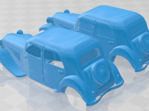 citroen b11 printable body car 3D Принт Модель