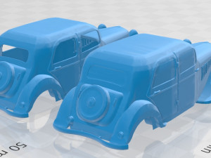 citroen b11 printable body car 3D Принт Модель