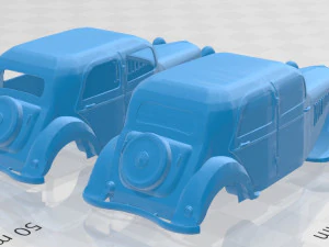 citroen b11 printable body car 3D Print Model
