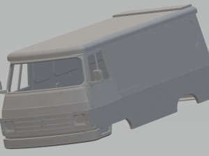 peugeot j9 printable body van 3D Print Model
