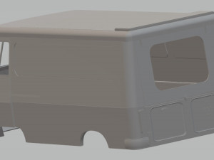 peugeot j9 printable body van 3D Print Model