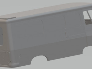peugeot j9 printable body van 3D Print Model