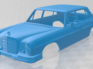 mercedes benz 280 sel 1972 printable body car 3D Print Model