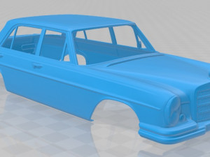 mercedes benz 280 sel 1972 printable body car 3D 打印模型
