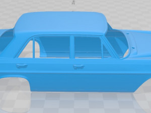 mercedes benz 280 sel 1972 printable body car 3D 打印模型