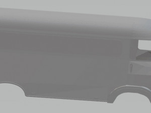 renault saviem printable body van 3D Print Model
