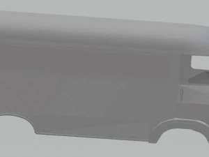 renault saviem printable body van 3D Print Model