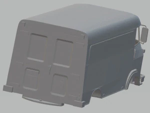renault saviem printable body van 3D Print Model