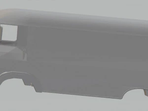 renault saviem printable body van 3D Print Model